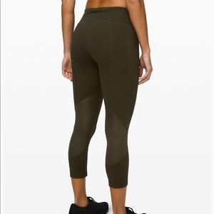 Lululemon pace rival high rise cropped leggings